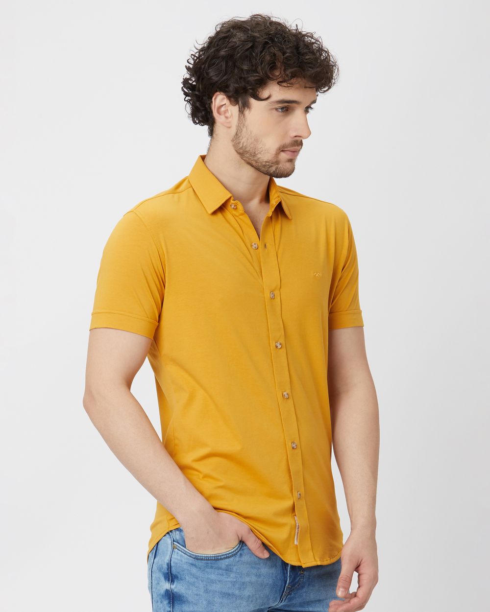 Mustard dress shirt clearance