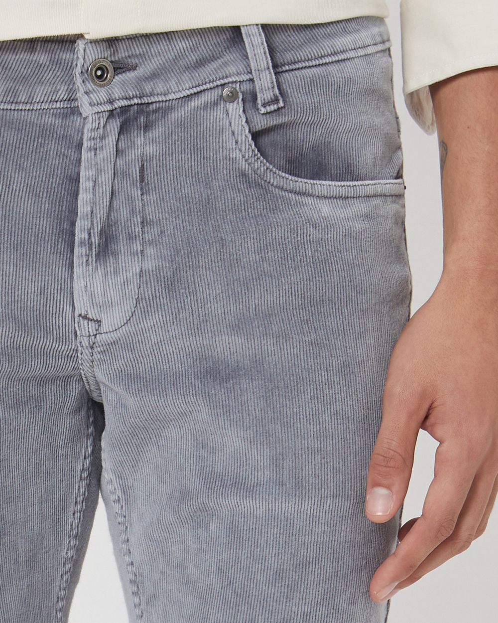 Grey Super Slim Fit Superstretch Coloured Jeans Trouser