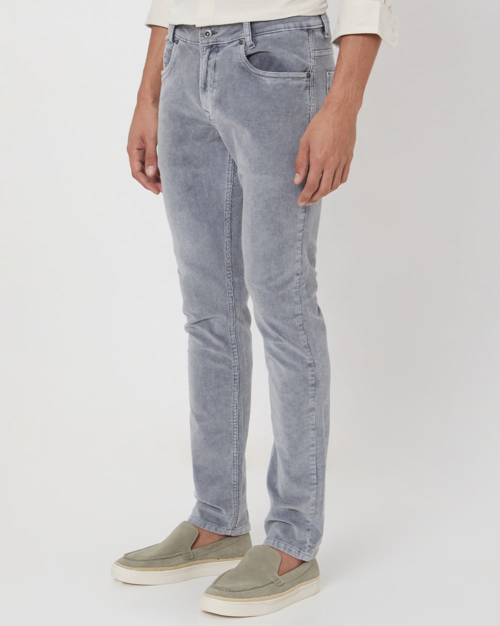 Grey Super Slim Fit Superstretch Coloured Jeans Trouser