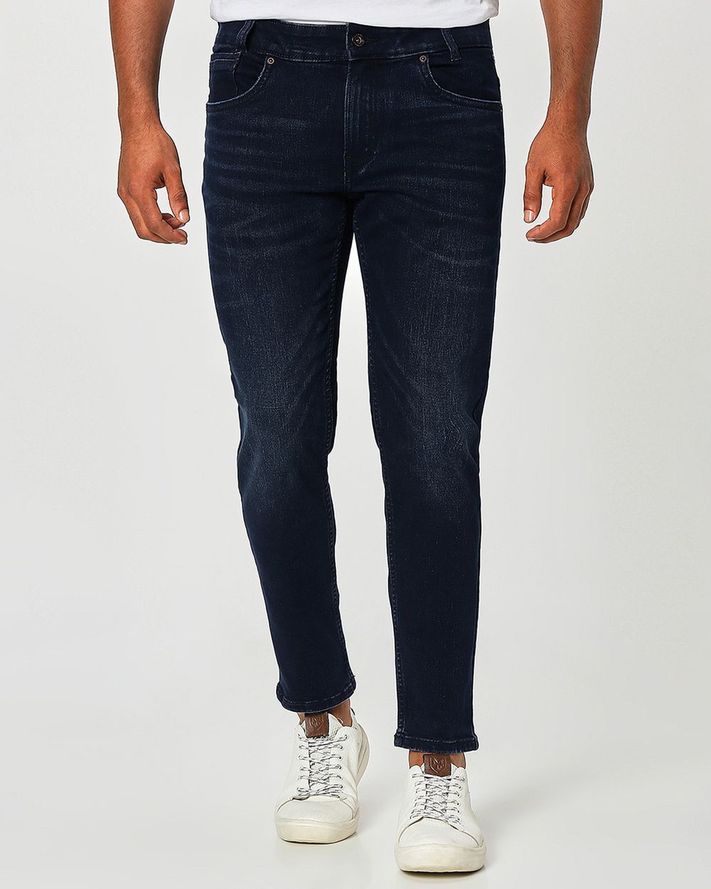Mens ankle length jeans hot sale