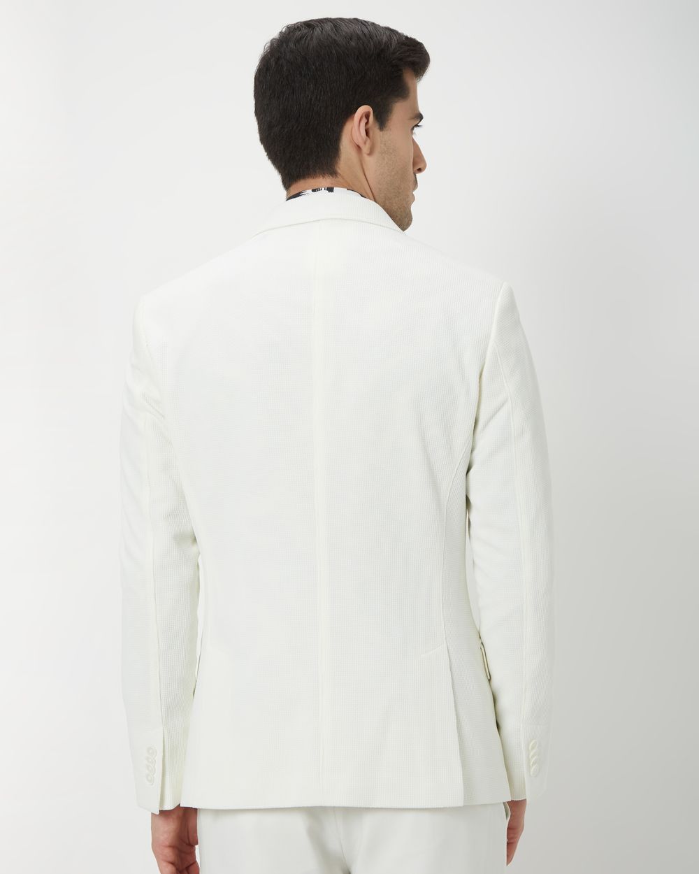 White slim fit blazer sale