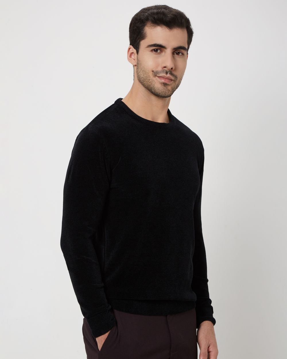 Black velvet sweatshirt shop