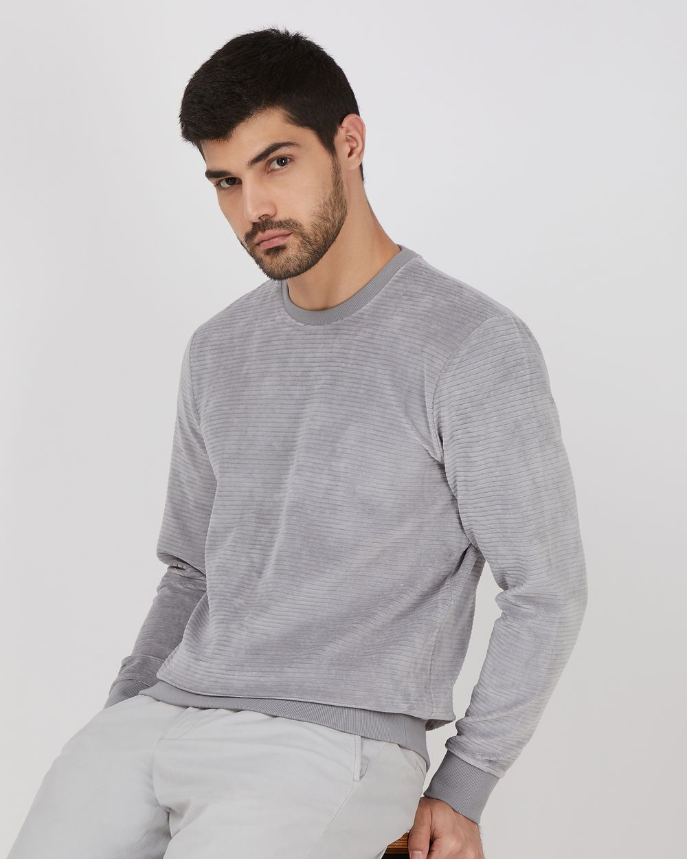 Lightweight grey sweatshirt discount