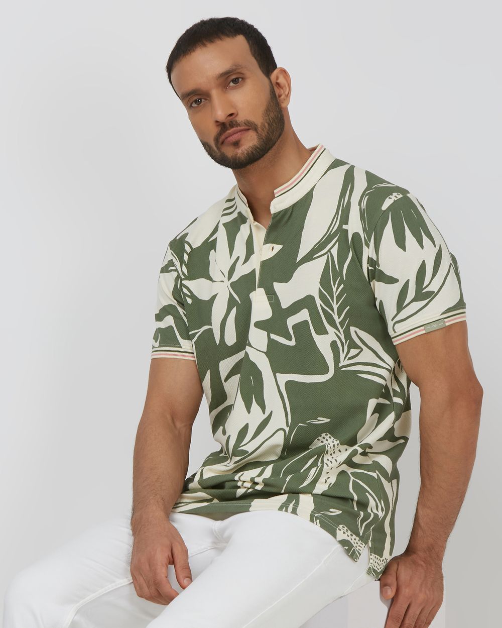 Off White Logo Print Slim Fit T-Shirt