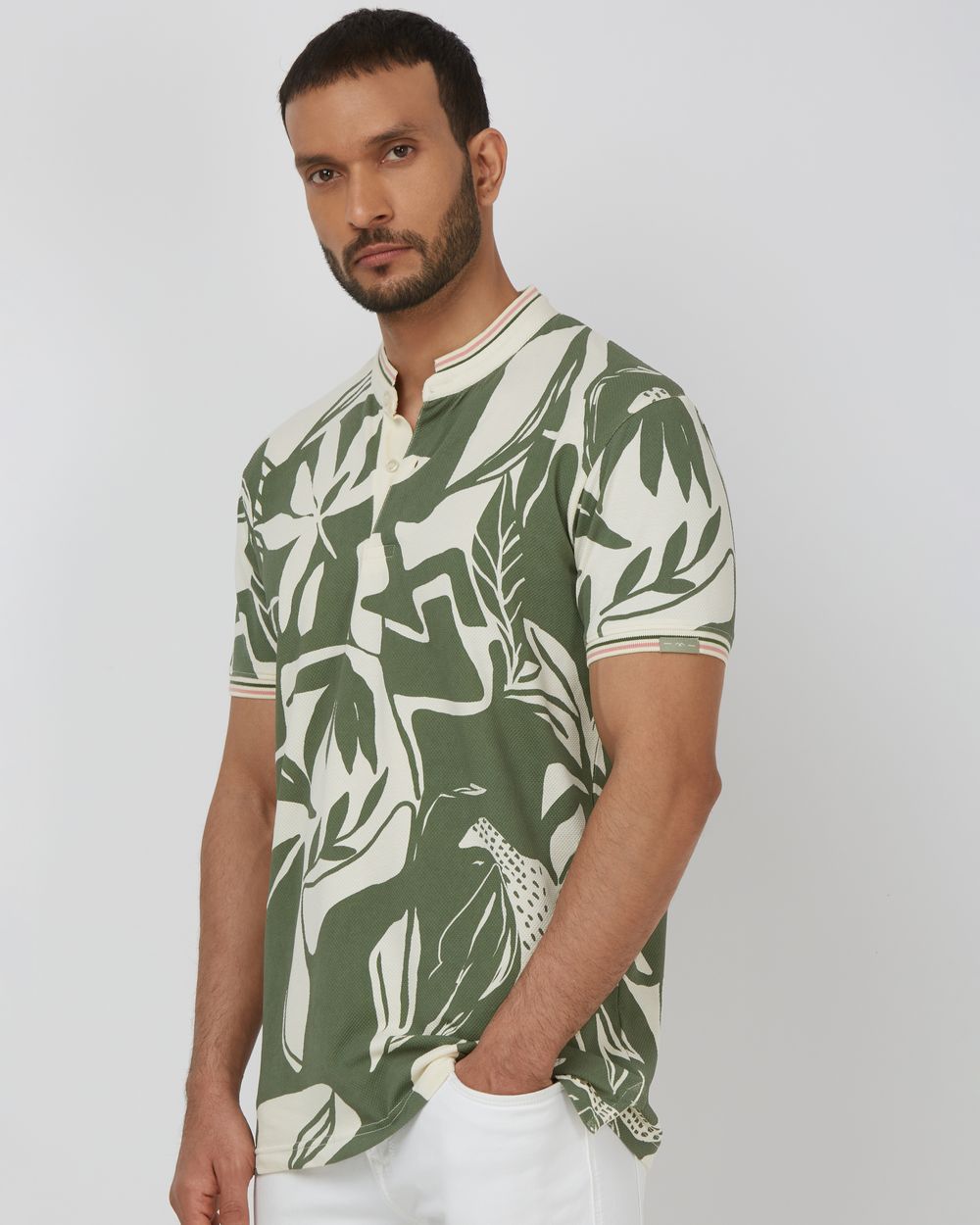 Off White Logo Print Slim Fit T-Shirt