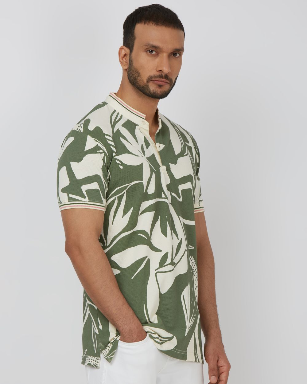 Off White Logo Print Slim Fit T-Shirt