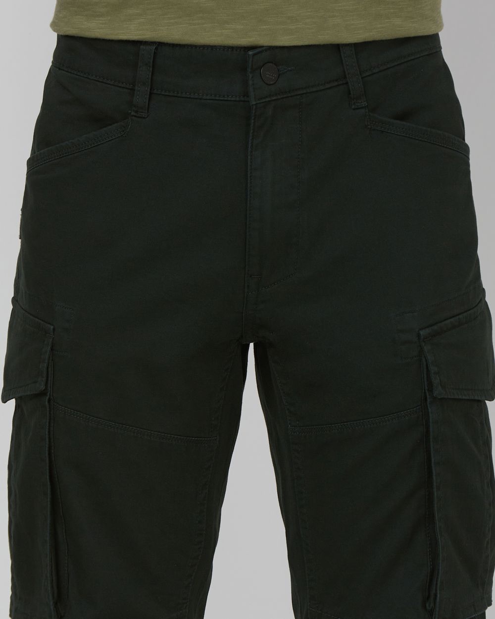 Green Slim Fit Cargos