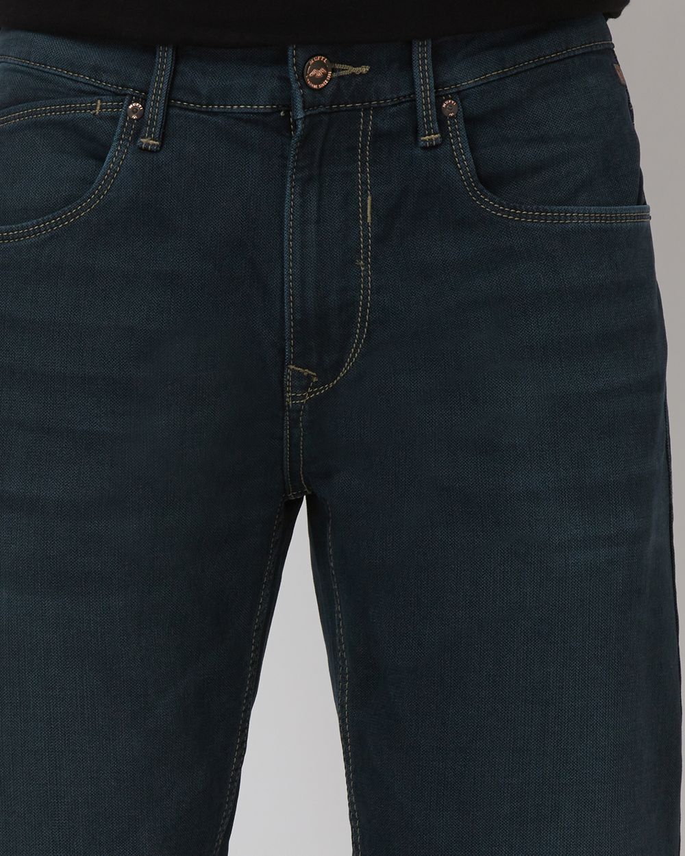 Tinted Straight Fit Denim Deluxe Stretch Jeans