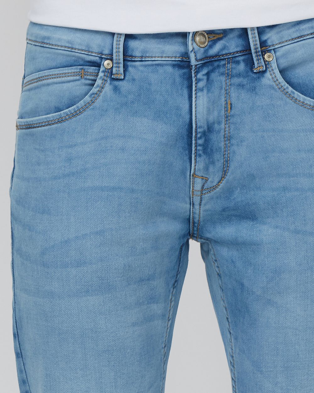 Light Blue Skinny Fit Denim Deluxe Stretch Jeans