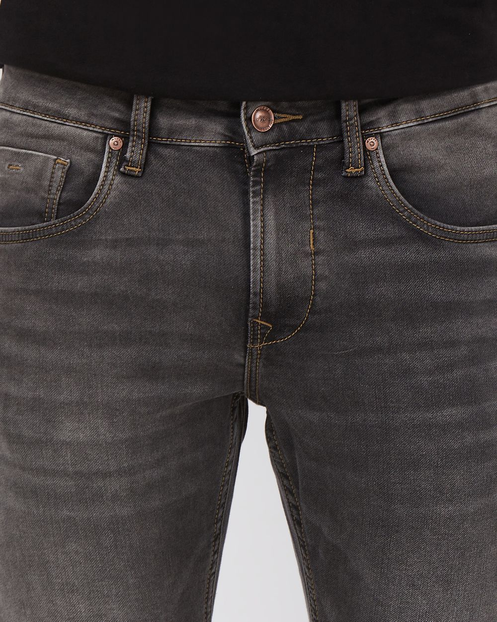 Black Ankle Length Denim Deluxe Stretch Jeans