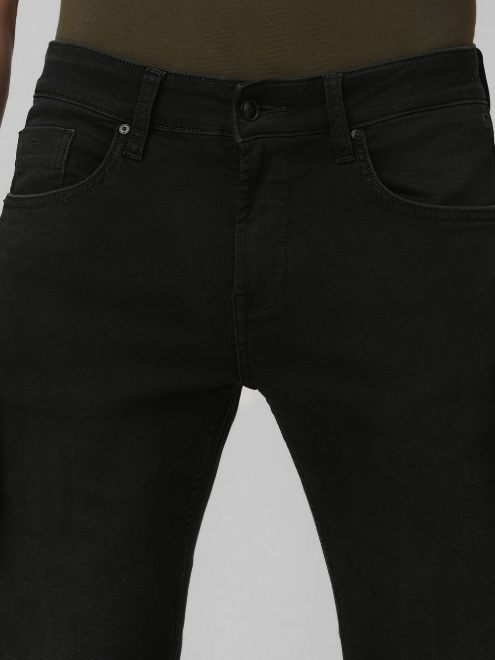 Black Super Slim Fit Flyweight Jeans
