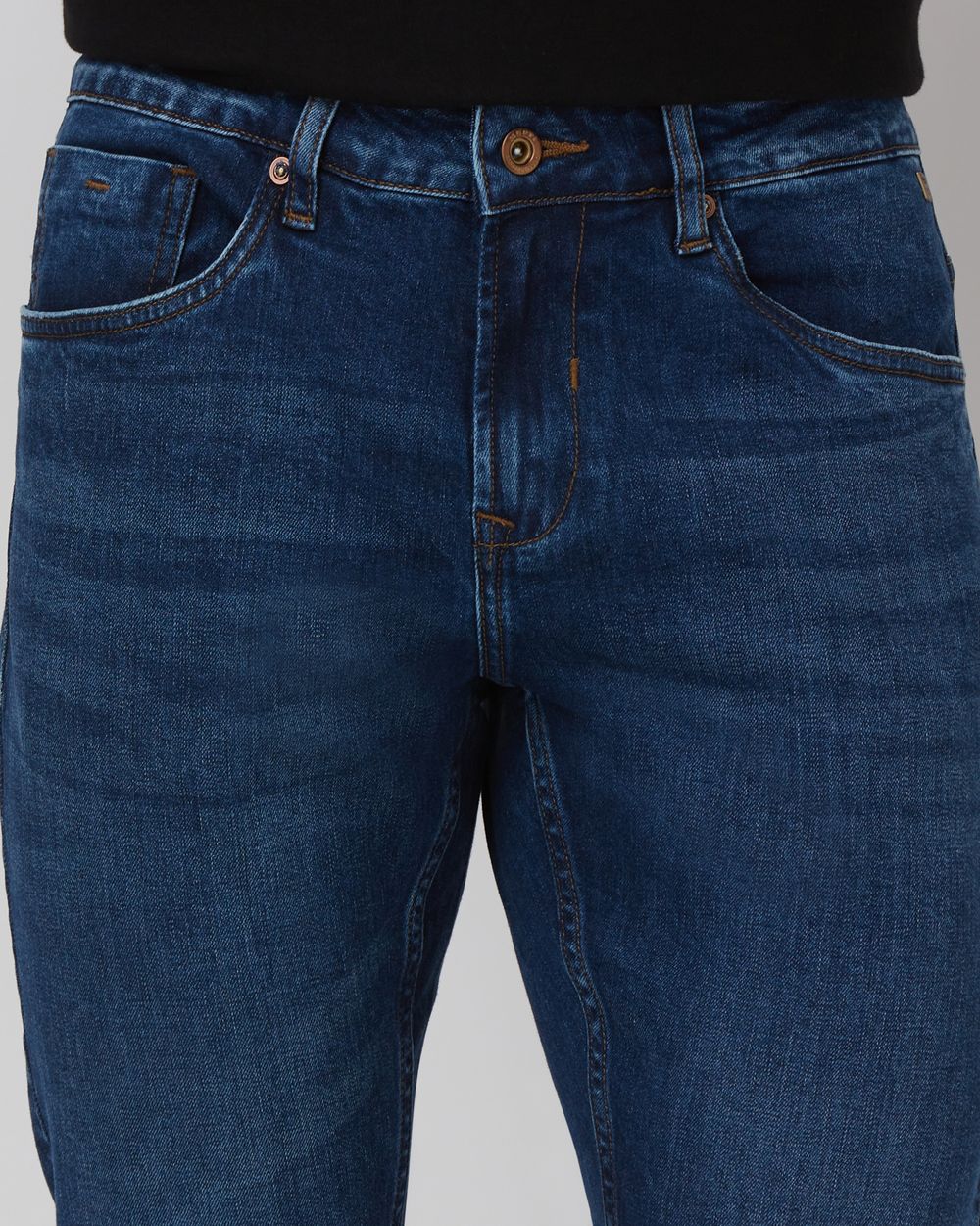Mid Blue Skinny Fit Originals Stretch Jeans