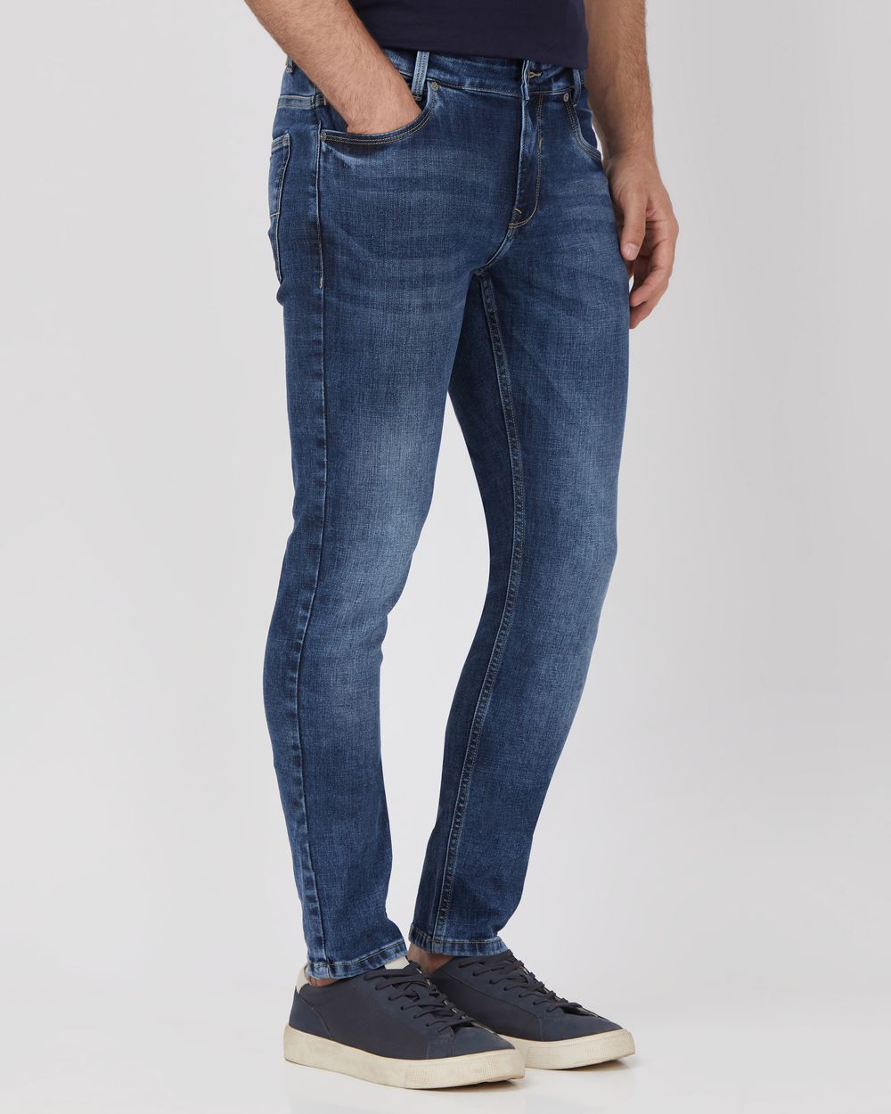 Blue Black Skinny Fit Originals Stretch Jeans