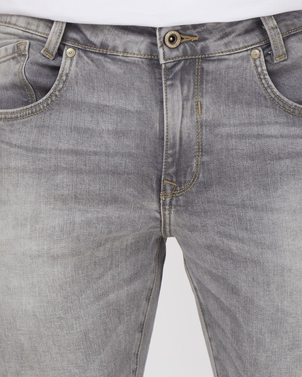 Grey Ankle Length Originals Stretch Jeans