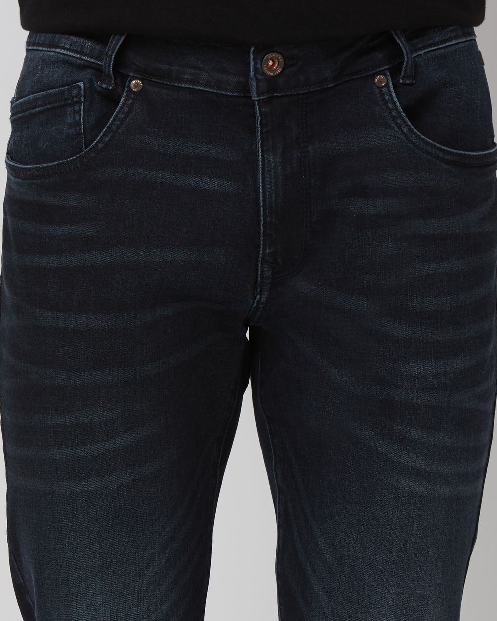 Dark Indigo Blue Skinny Fit Originals Stretch Jeans