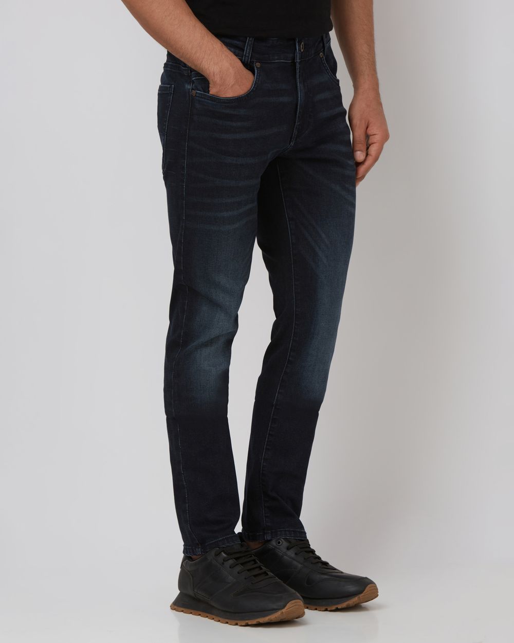 Dark Indigo Blue Skinny Fit Originals Stretch Jeans