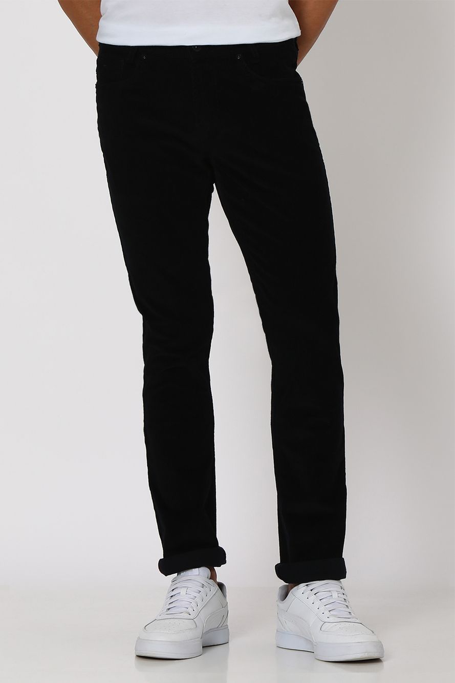 Navy Super Slim Fit Cotton Denim