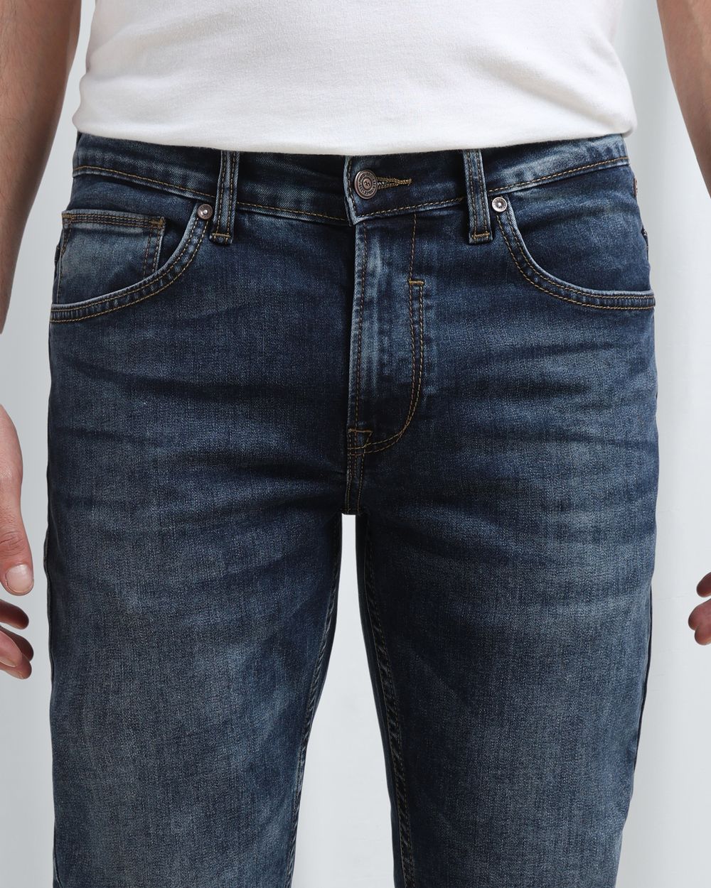 Blue Black Super Slim Fit Original Stretch