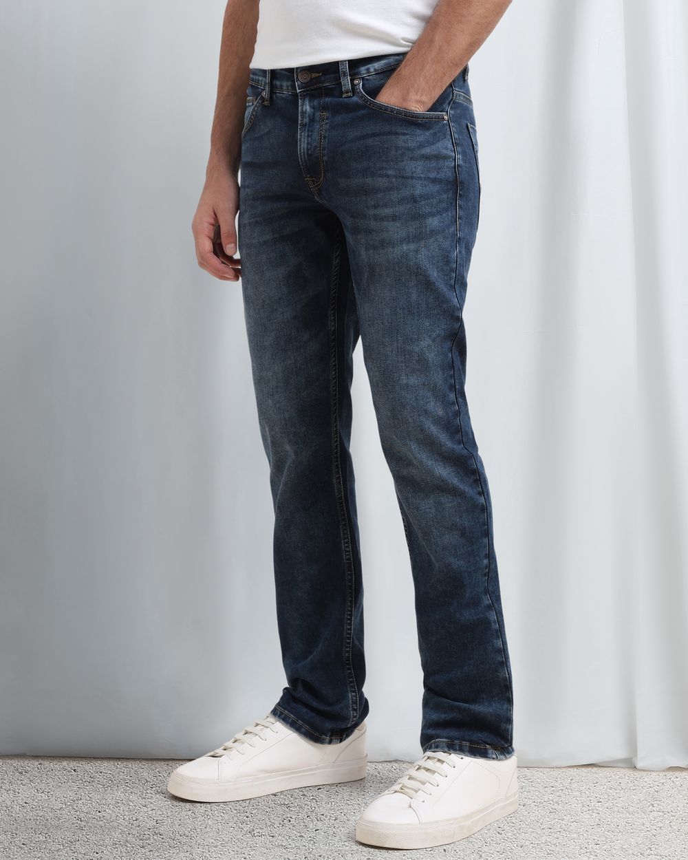 Blue Black Super Slim Fit Original Stretch