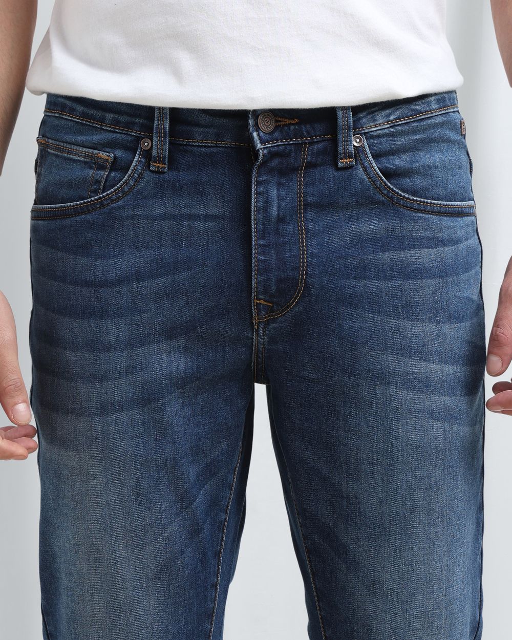Blue Black Skinny Fit Original Stretch