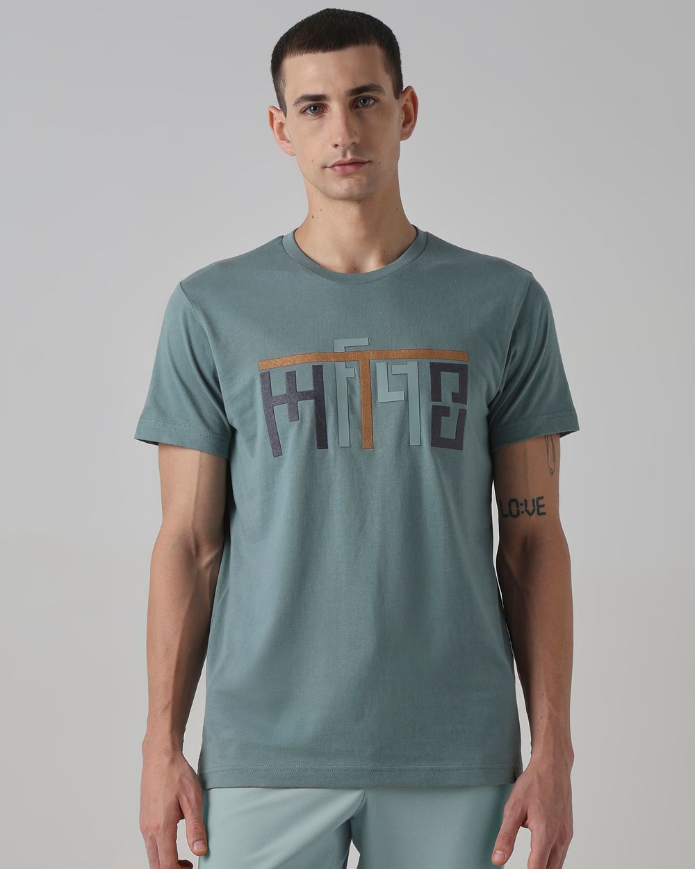 Green Graphic Print T-Shirt