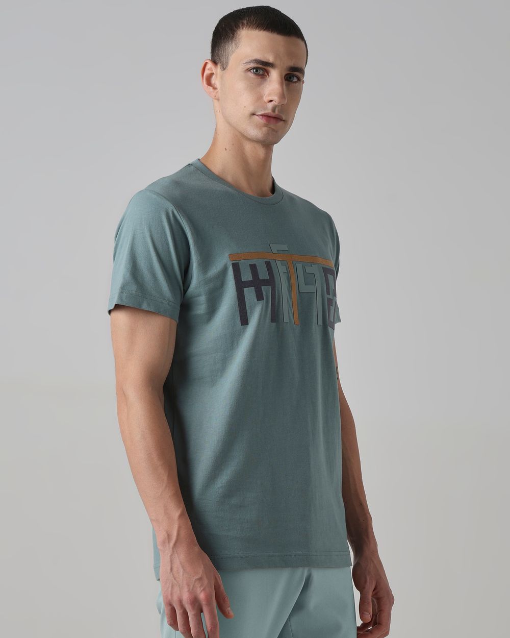 Green Graphic Print T-Shirt