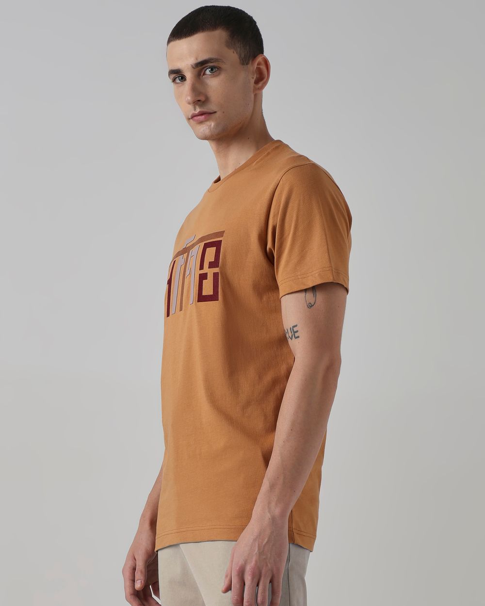 Mustard Graphic Print T-Shirt