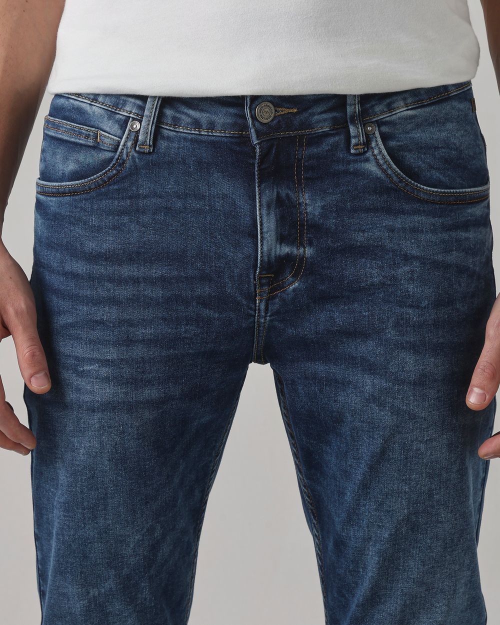 Blue Black Super Slim Fit Original Stretch