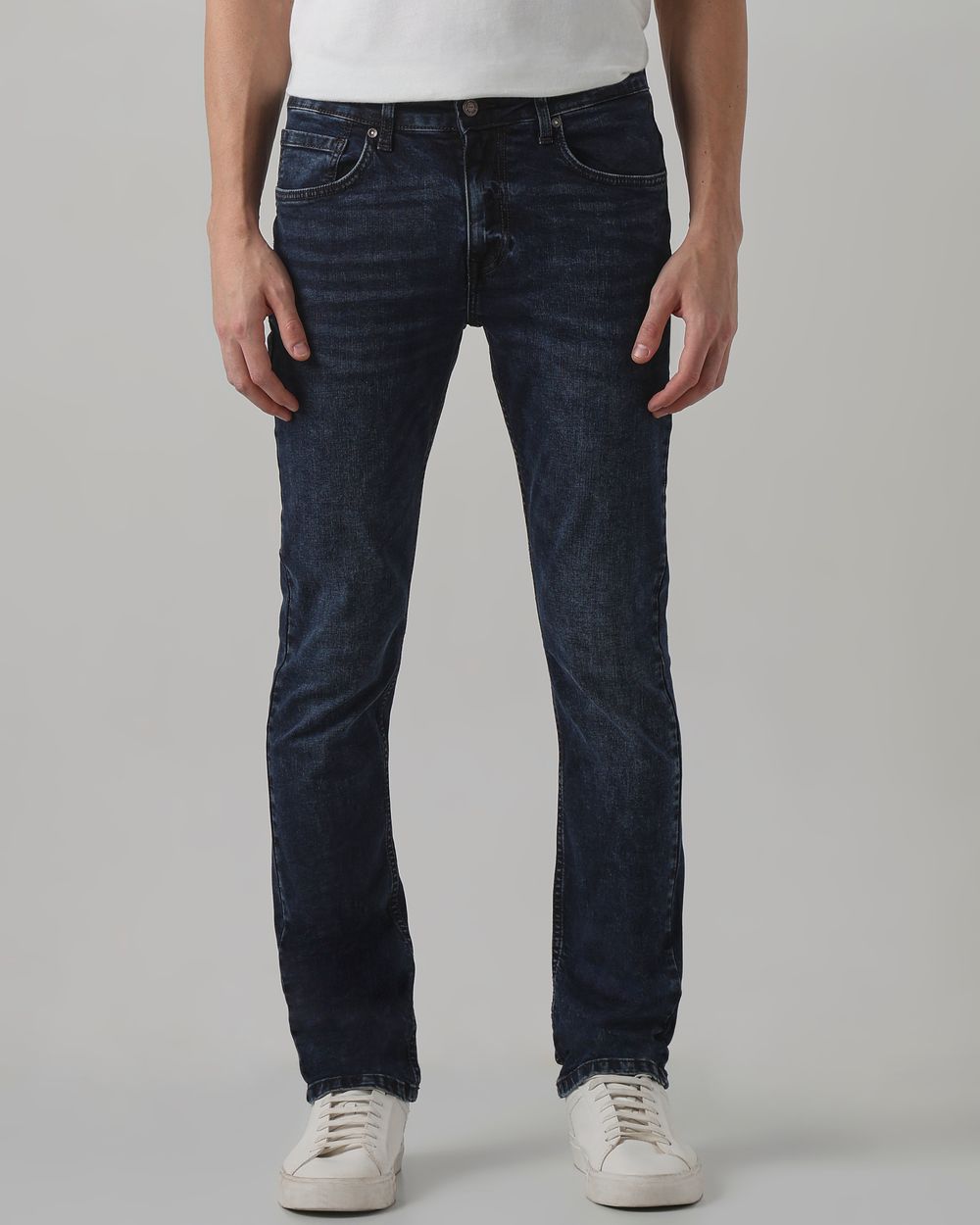 Blue Black Super Slim Fit Original Stretch