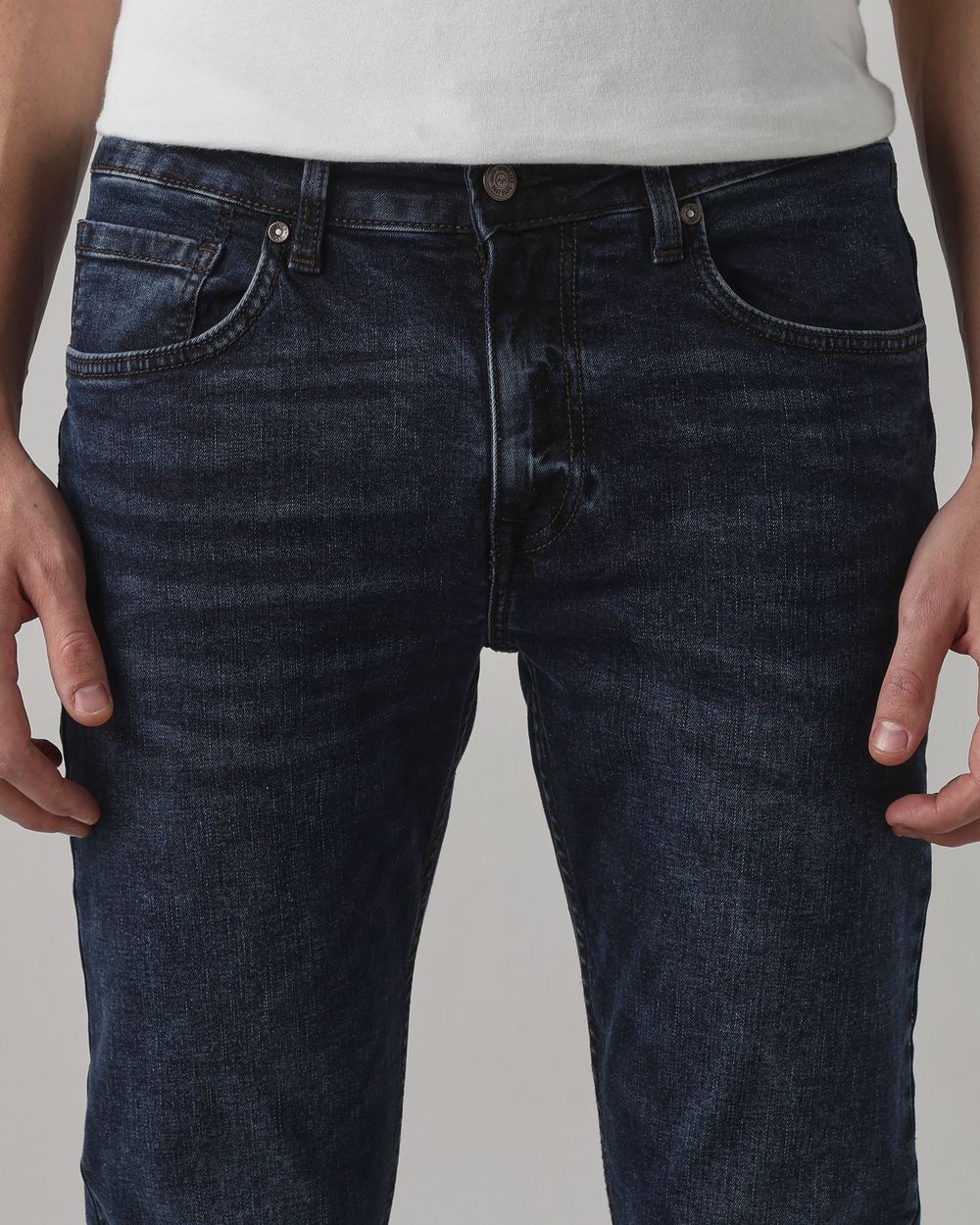 Blue Black Super Slim Fit Original Stretch