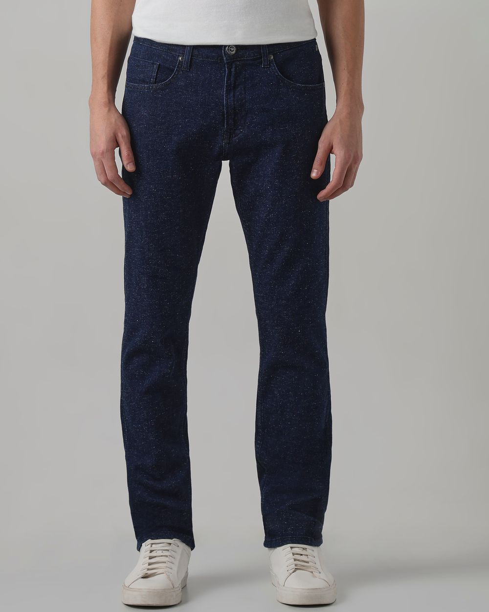 Dark Indigo Blue Straight Fit Original Delux Stretch