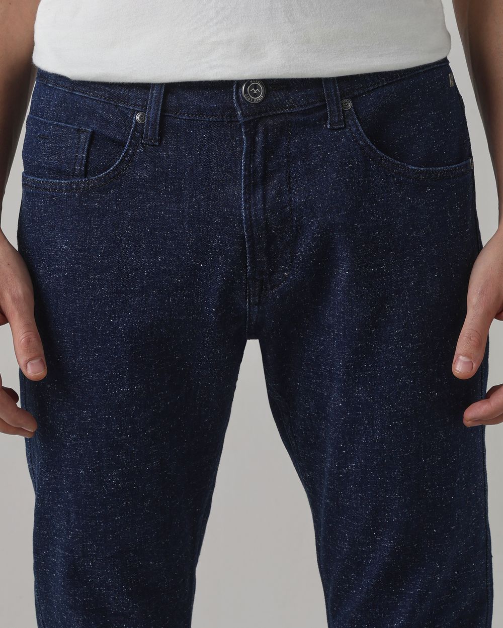 Dark Indigo Blue Straight Fit Original Delux Stretch