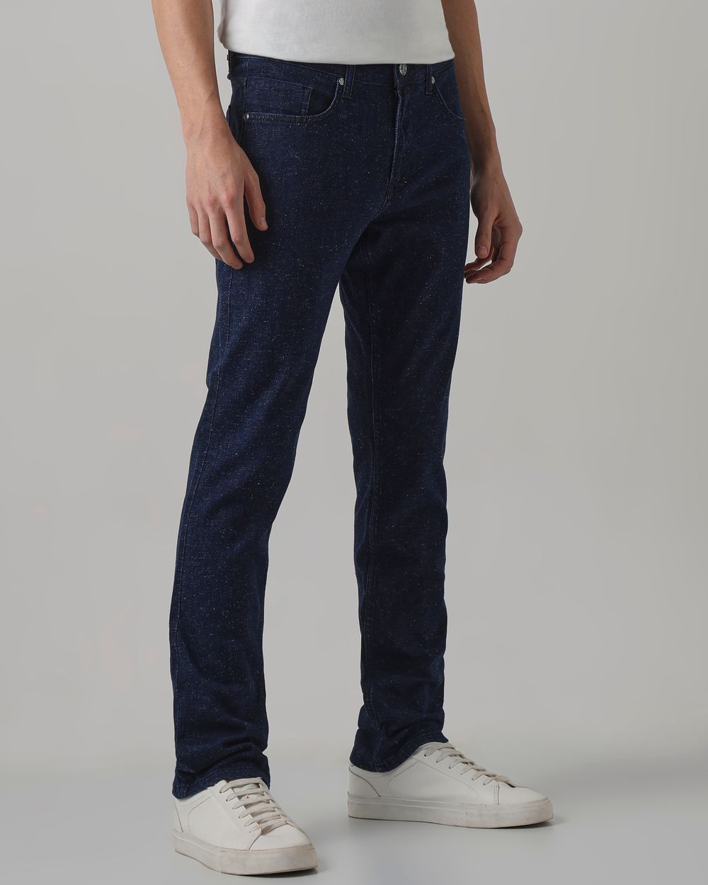Dark Indigo Blue Straight Fit Original Delux Stretch