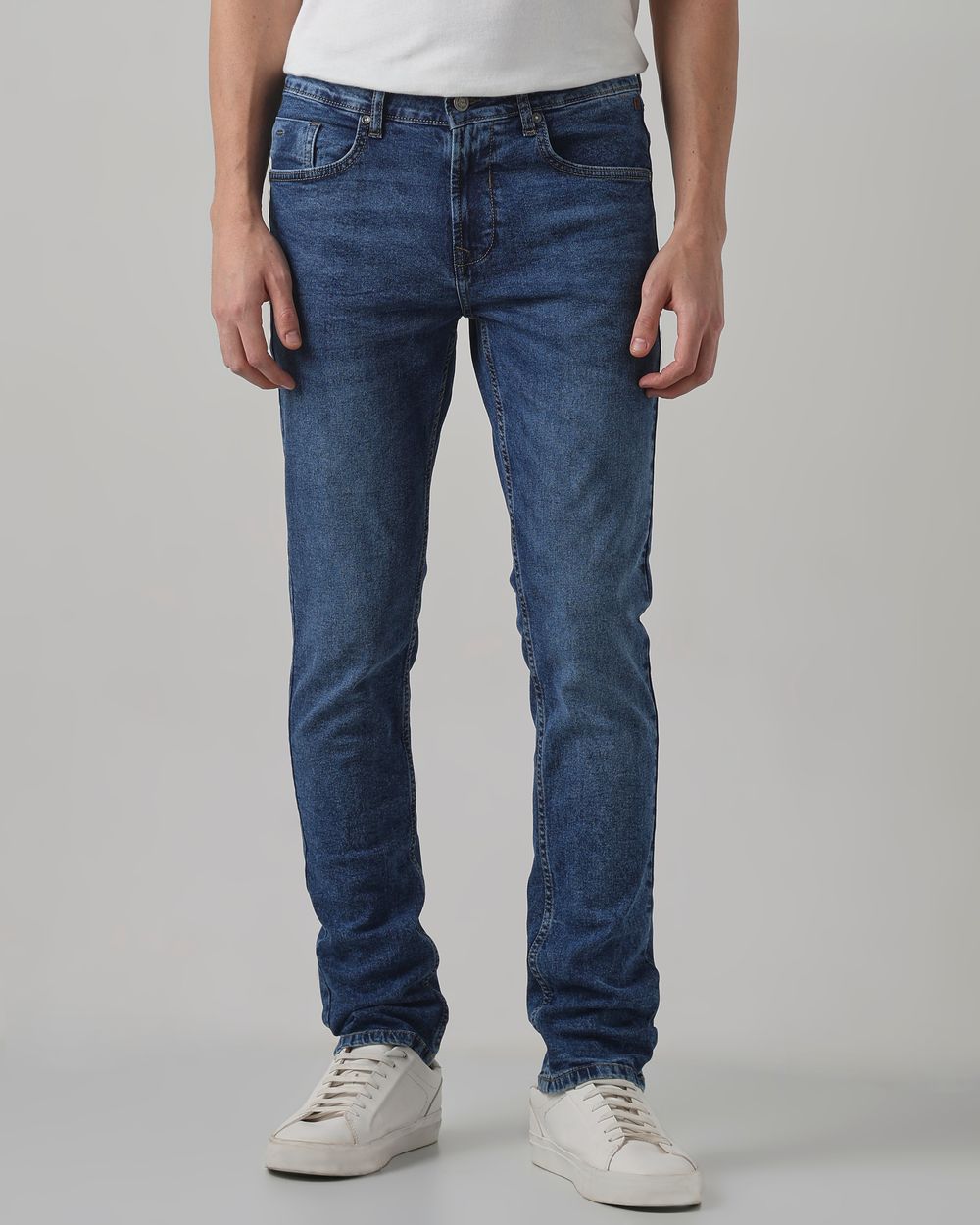 Mid Blue Super Slim Fit Original Stretch