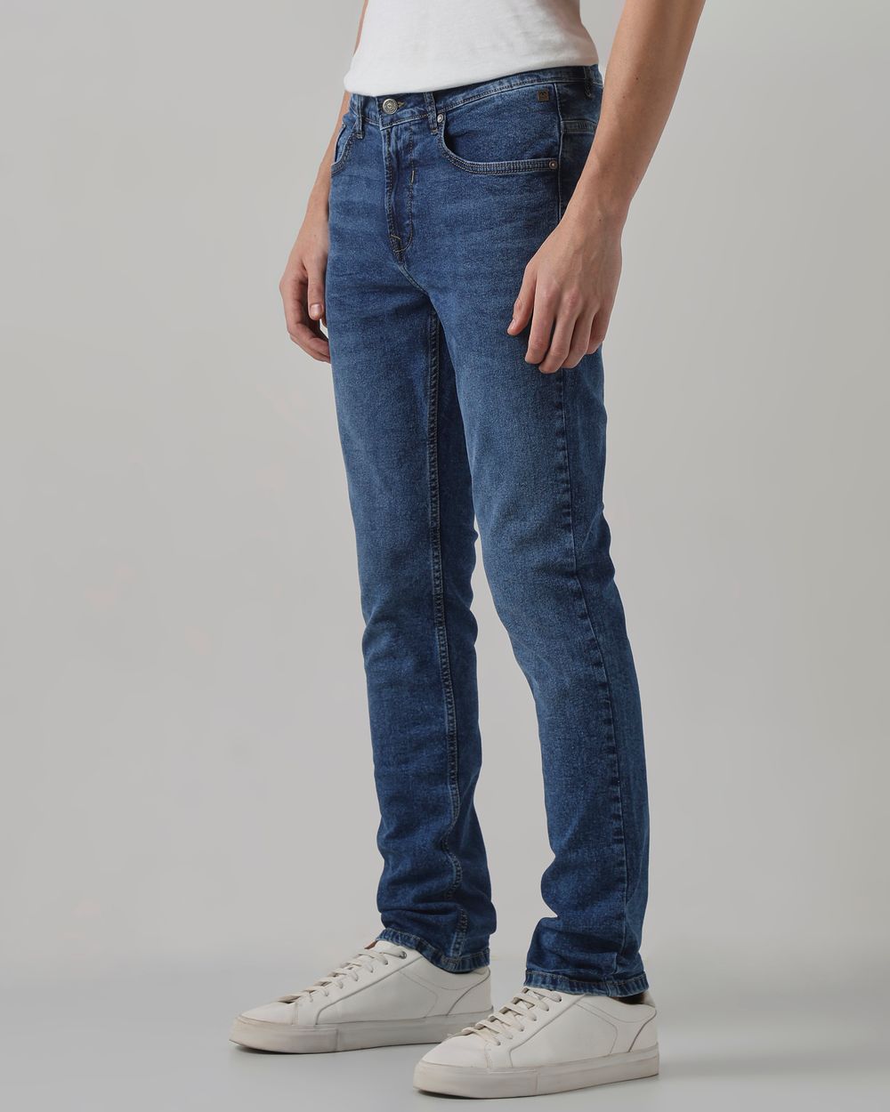 Mid Blue Super Slim Fit Original Stretch