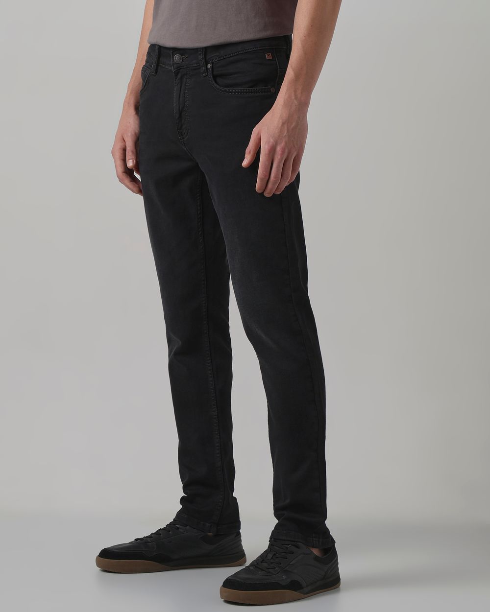 Black Super Slim Fit Denim Deluxe Stretch