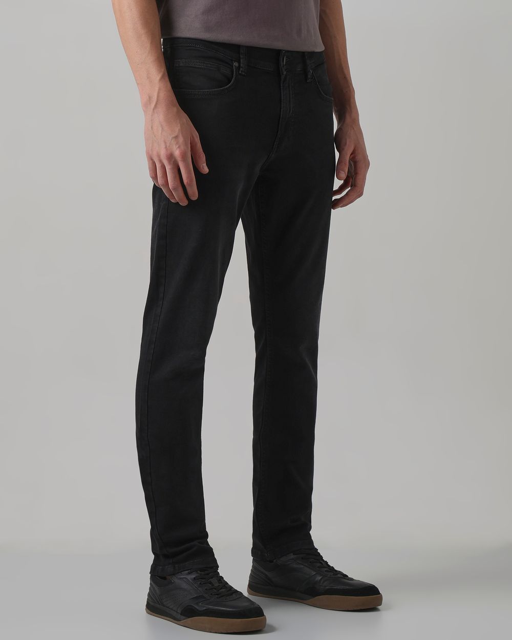Black Super Slim Fit Denim Deluxe Stretch
