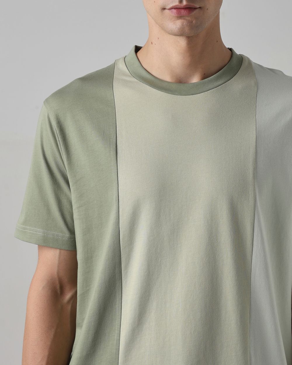 Sage Colorblocked T-Shirt