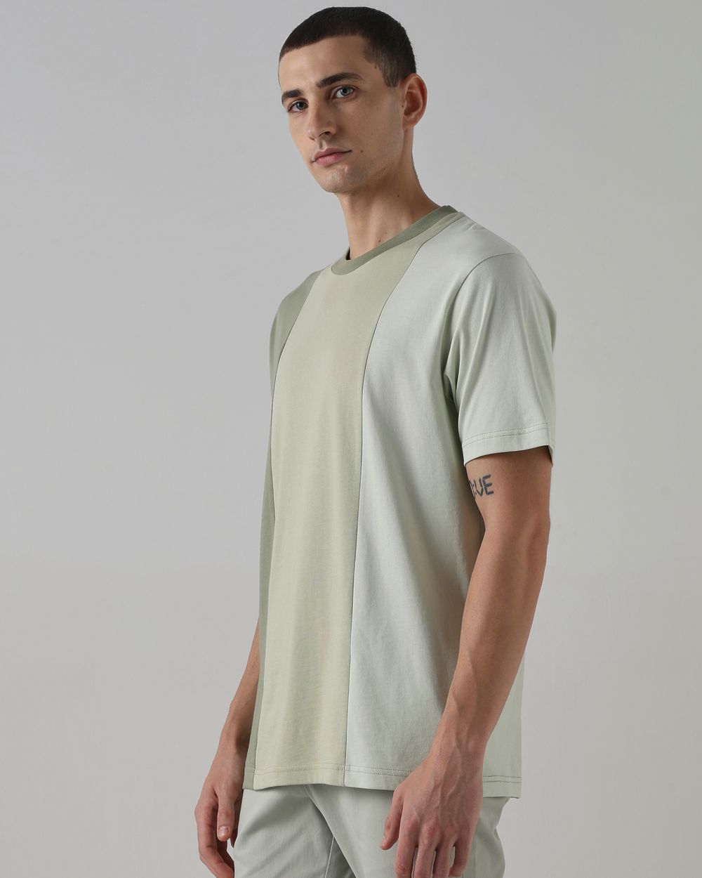Sage Colorblocked T-Shirt