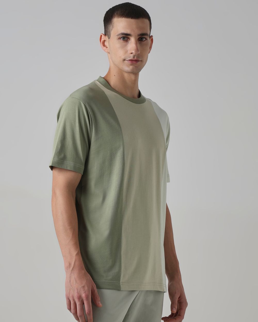 Sage Colorblocked T-Shirt