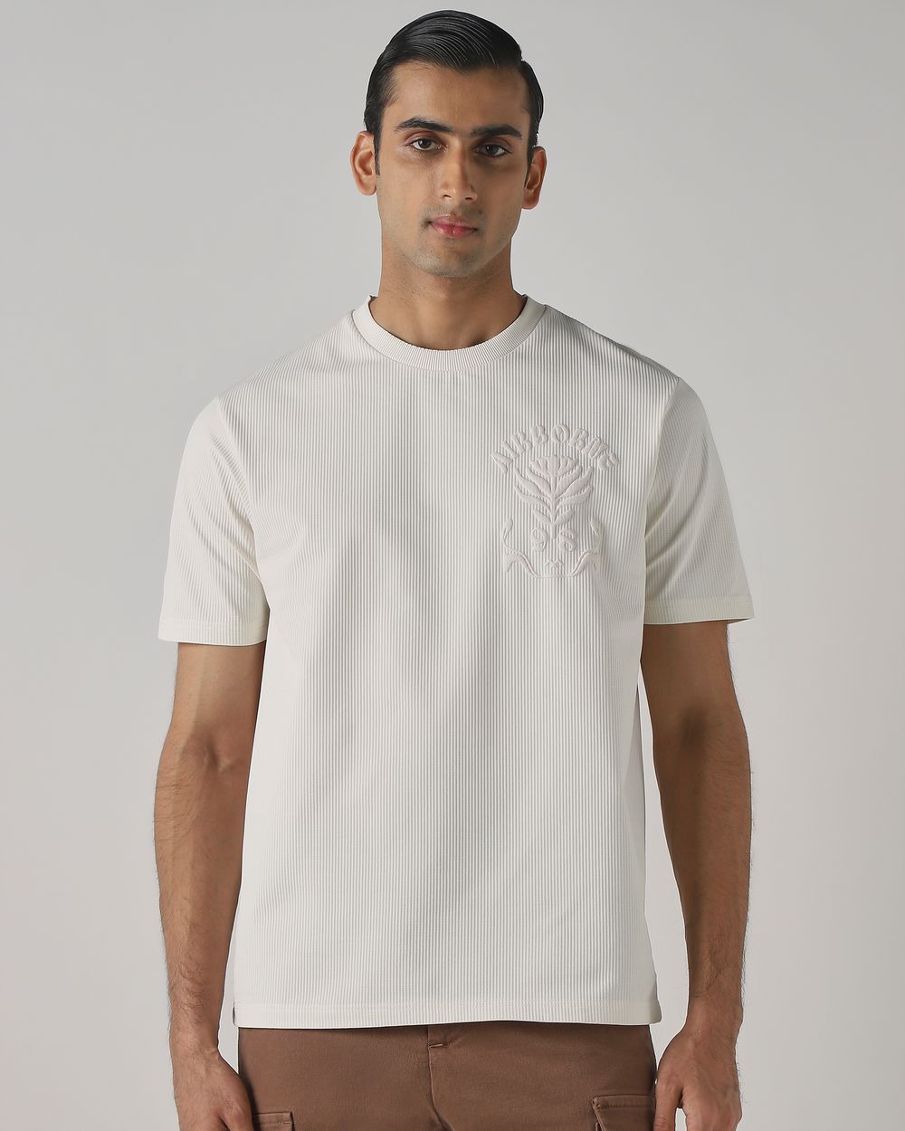 Off White Back Print T-Shirt
