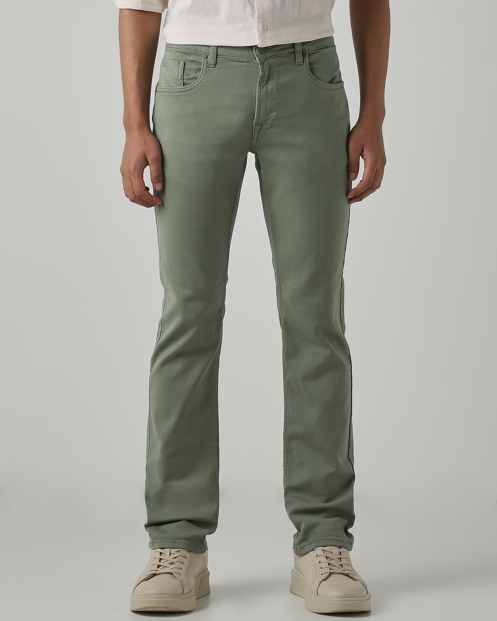 Sage Super Slim Fit Superstretch Coloured Jeans