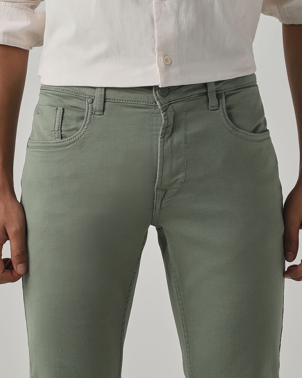 Sage Super Slim Fit Superstretch Coloured Jeans