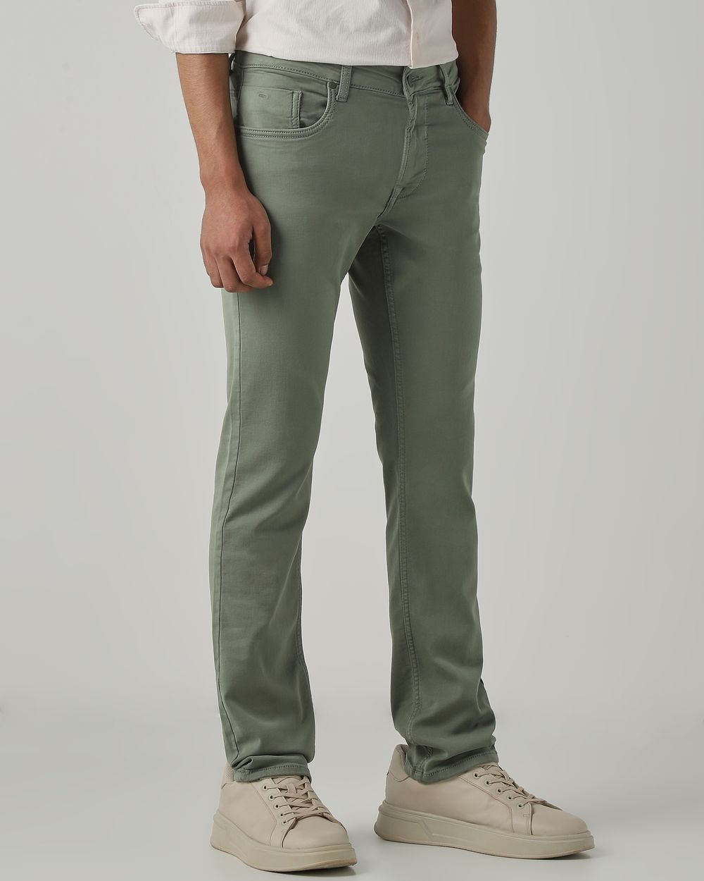 Sage Super Slim Fit Superstretch Coloured Jeans