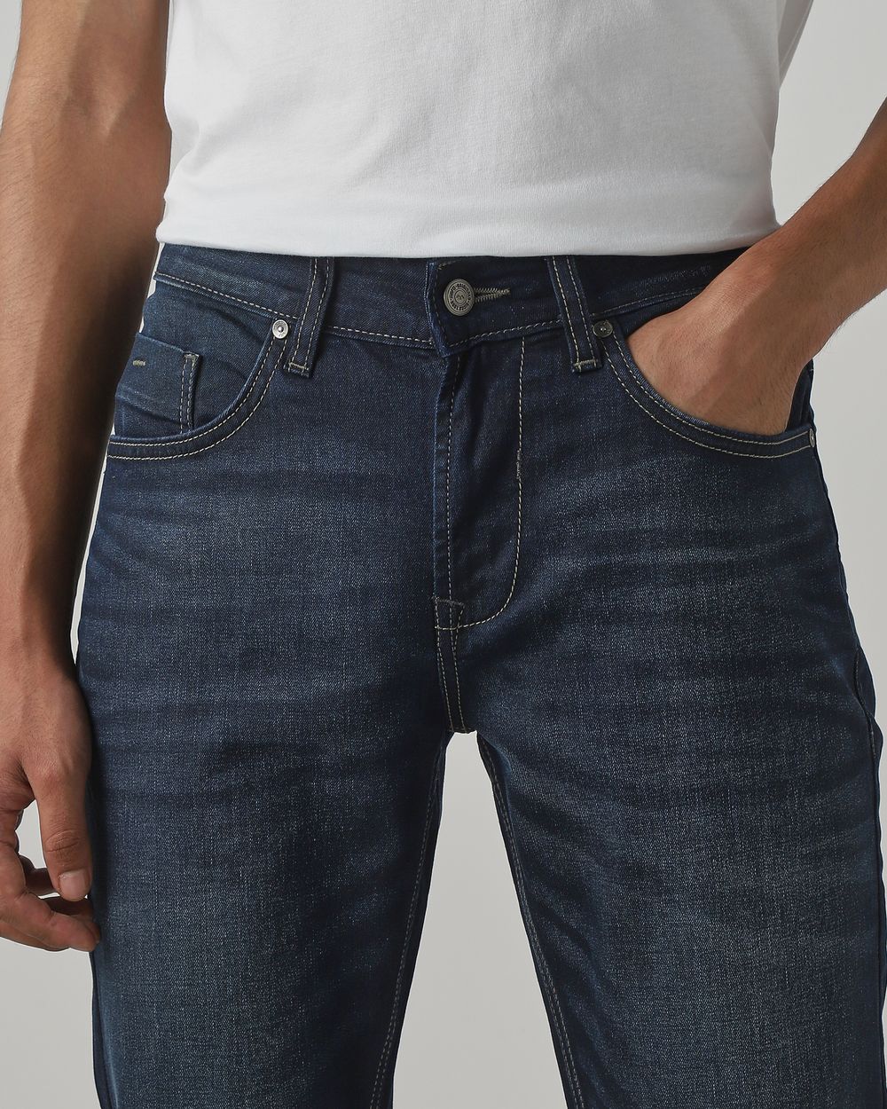Blue Black Super Slim Fit Original Stretch