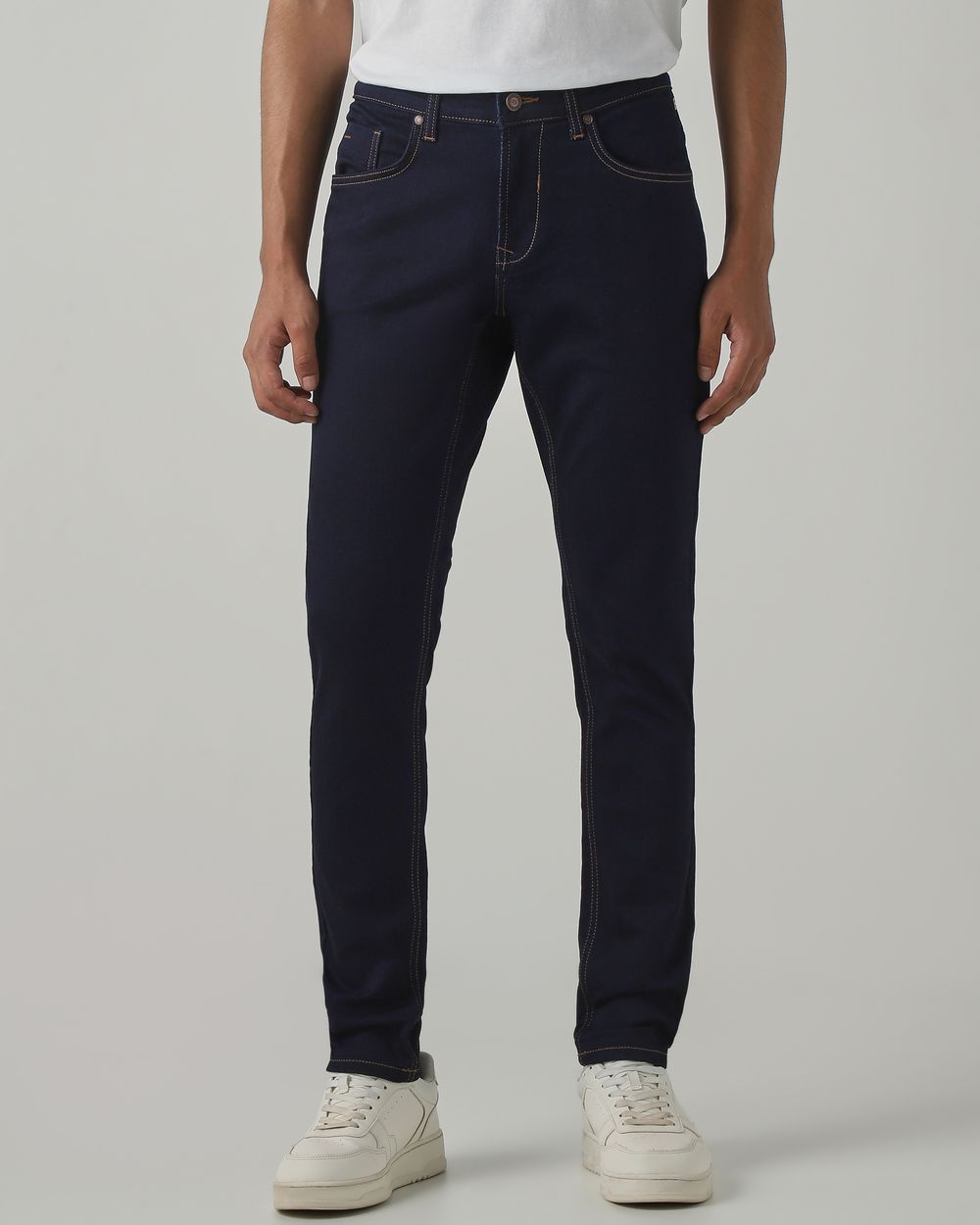 Raw Indigo Skinny Fit Denim Deluxe Stretch