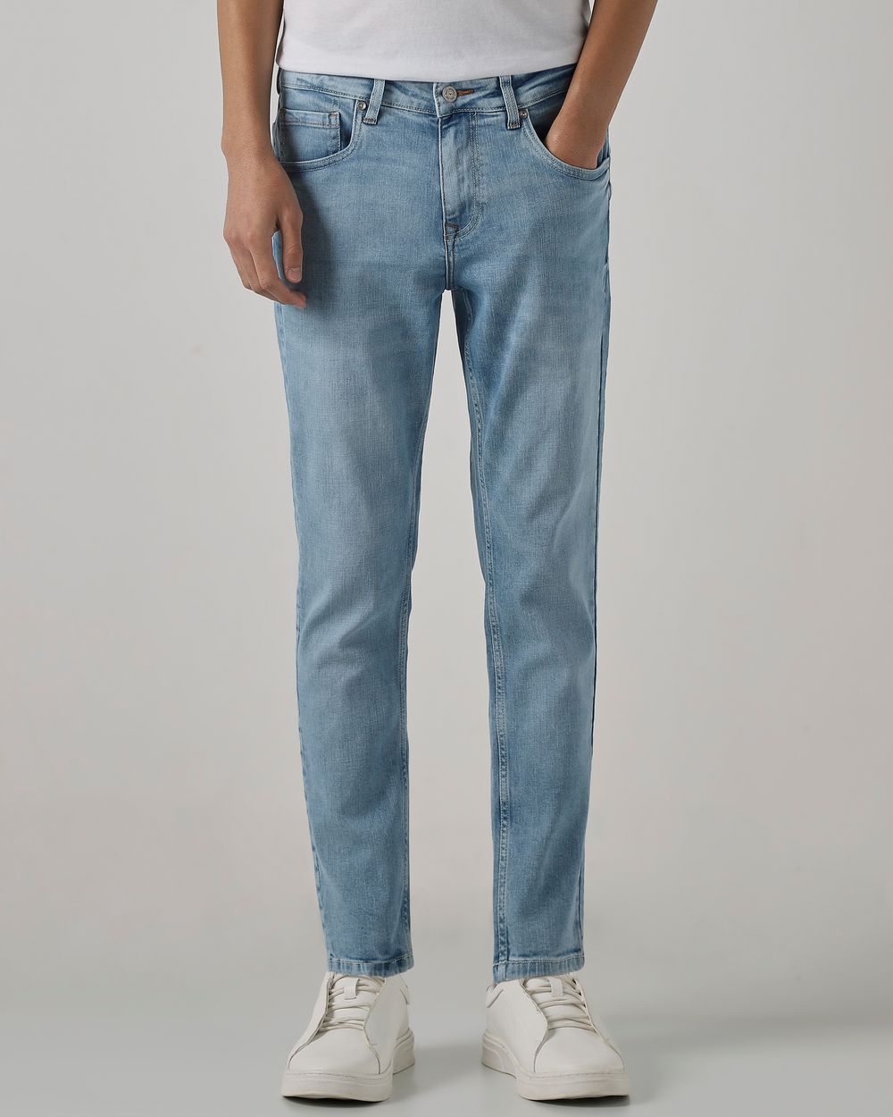 Light Blue Ankle Length Original Stretch