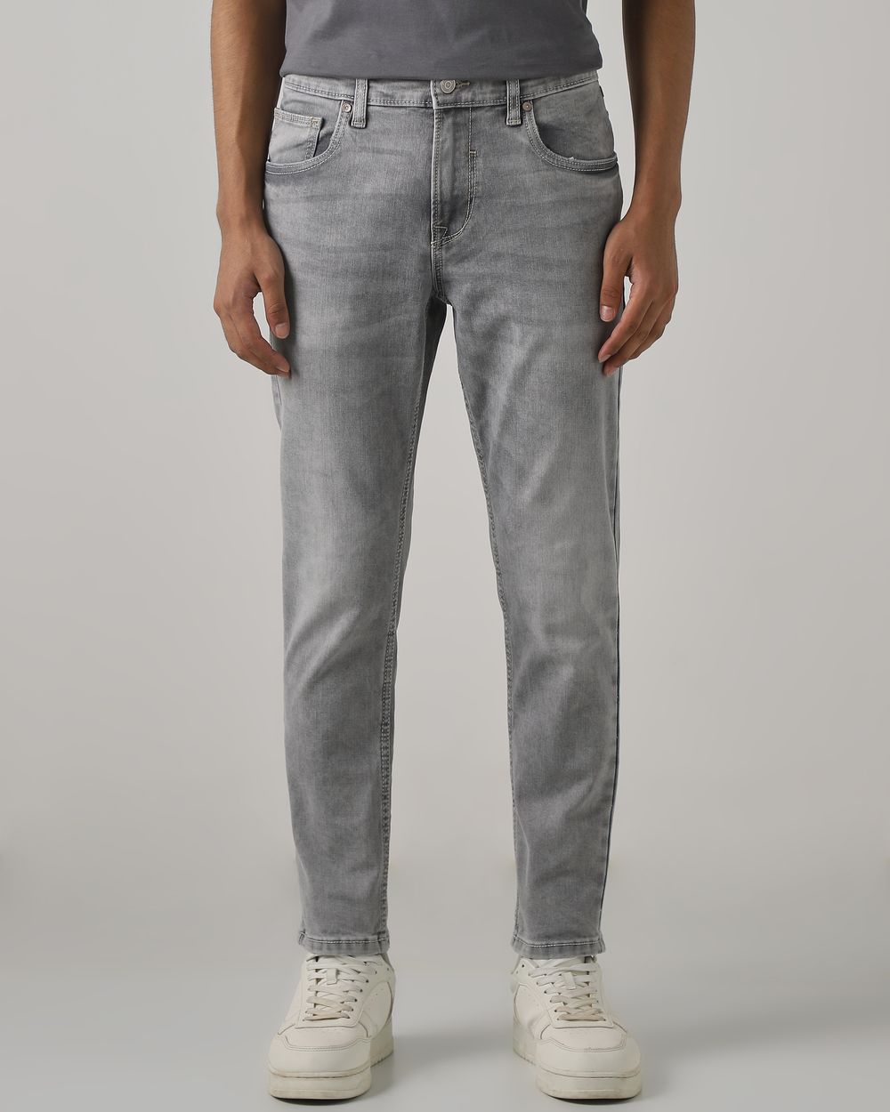 Light Grey Ankle Length Original Stretch