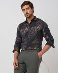 Multi Digital Print Slim Fit Casual Shirt