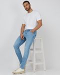 Light Blue Skinny Fit Denim Deluxe Stretch Jeans